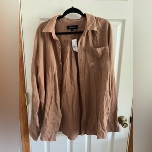 PACSUN oversized button up SIZE L